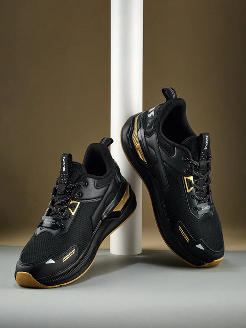 WEEKENDER Black Men's Sneakers